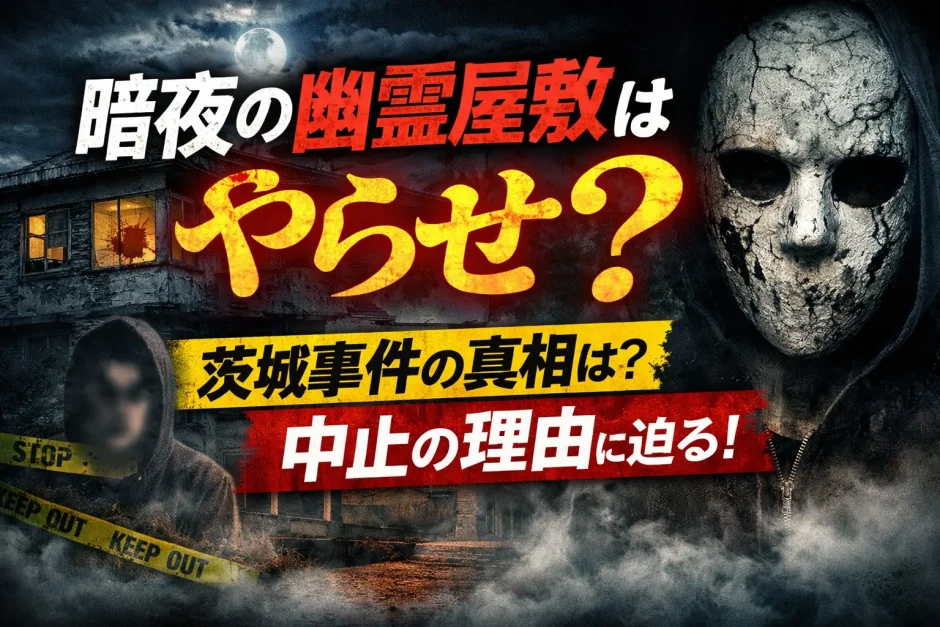 暗夜の幽霊屋敷はやらせ？茨城S邸の真相と疑惑の理由を徹底解説
